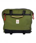 TOPO DESIGNSトポデザイン）の古着「3-DAYブリーフケース」｜オリーブ