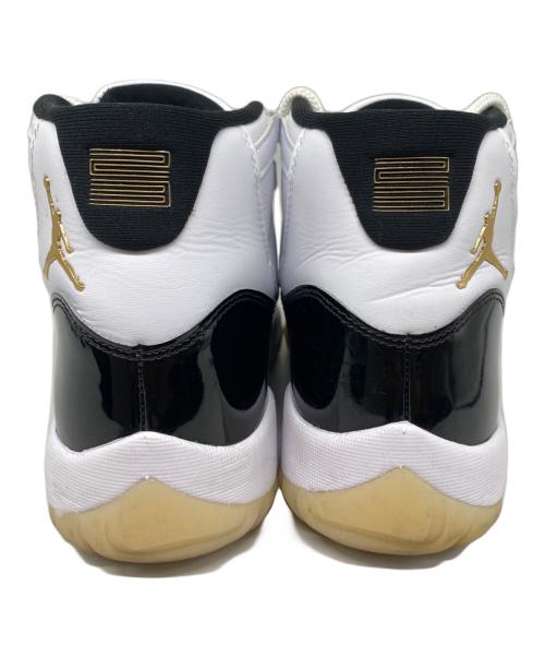 NIKE（ナイキ）NIKE (ナイキ) AIR JORDAN 11 RETRO GRATITUDE ハイカットスニーカー WHITE/METALLIC GOLD- サイズ:US9.5の古着・服飾アイテム