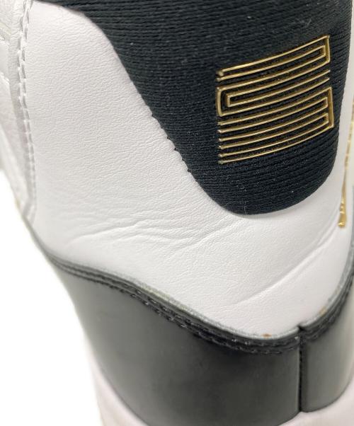 NIKE（ナイキ）NIKE (ナイキ) AIR JORDAN 11 RETRO GRATITUDE ハイカットスニーカー WHITE/METALLIC GOLD- サイズ:US9.5の古着・服飾アイテム