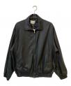 ）の古着「25SS LEATHER TRAINING JACKET」｜ブラック