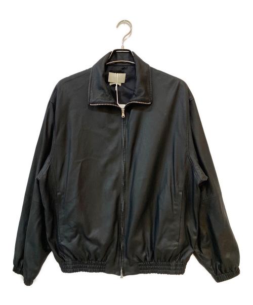 YOKE（ヨーク）YOKE (ヨーク) 25SS LEATHER TRAINING JACKET ブラック サイズ:３の古着・服飾アイテム