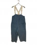 nest Robeネストローブ）の古着「コットンツイルデッキサロペット」｜インディゴ