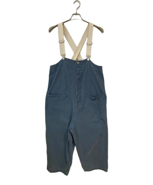 nest Robe（ネストローブ）nest Robe (ネストローブ) コットンツイルデッキサロペット インディゴ サイズ:Ｆreeの古着・服飾アイテム