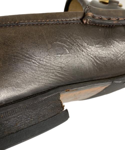 GUCCI（グッチ）GUCCI (グッチ) ビットローファー ブラウン サイズ:36Cの古着・服飾アイテム