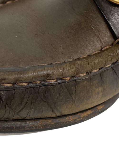 GUCCI（グッチ）GUCCI (グッチ) ビットローファー ブラウン サイズ:36Cの古着・服飾アイテム