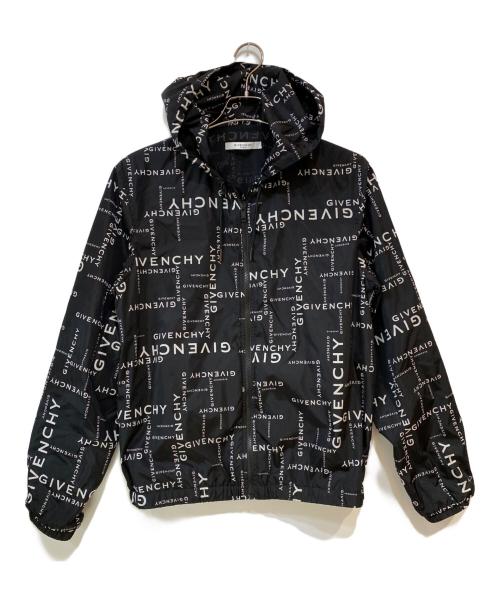 GIVENCHY（ジバンシィ）GIVENCHY (ジバンシィ) WINDBREAKER ブラック×ホワイト サイズ:48の古着・服飾アイテム