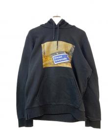 DIESEL（ディーゼル）の古着「プルオーバーパーカー」｜ブラック