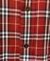 中古・古着 BURBERRY LONDON (バーバリーロンドン) ボタンダウンチェックシャツ レッド サイズ:L：5000円