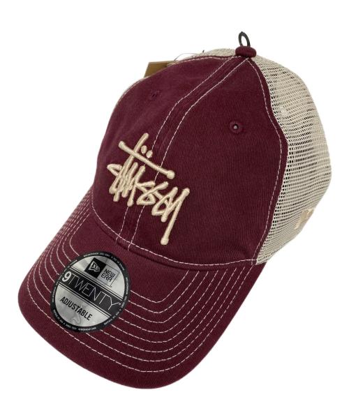 stussy（ステューシー）stussy (ステューシー) New Era (ニューエラ) 9TWENTY WASHED BASIC TRUCKER ブラウンの古着・服飾アイテム