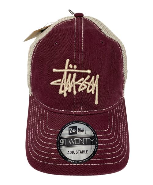 stussy（ステューシー）stussy (ステューシー) New Era (ニューエラ) 9TWENTY WASHED BASIC TRUCKER ブラウンの古着・服飾アイテム