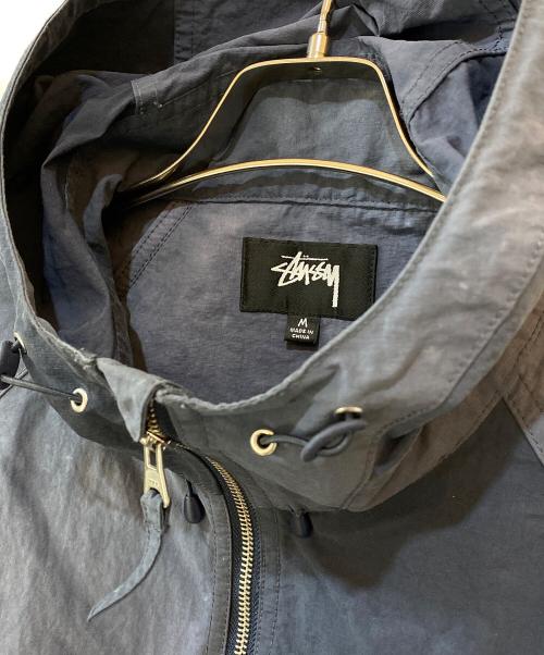 stussy（ステューシー）stussy (ステューシー) BEACH SHELL WAVE DYE シェルジャケット ネイビー サイズ:Mの古着・服飾アイテム