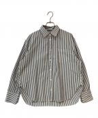 MARIA MCMANUSマリアマクマナス）の古着「ストライプシャツ」｜ブラック