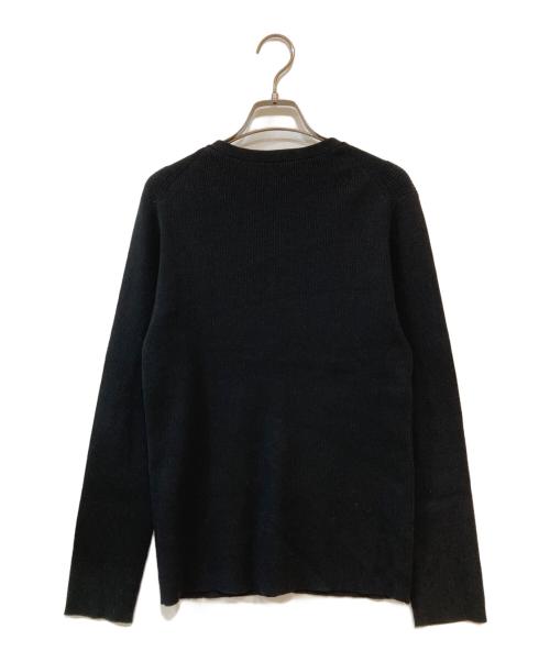 EVERYDAY I LIKE.（エヴリデイ アイ ライク）EVERYDAY I LIKE. (エヴリデイ アイ ライク) Li/si RIB Vネック カーディガン ブラック サイズ:Ｆreeの古着・服飾アイテム