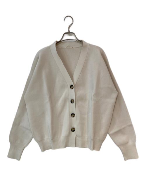 L'appartement（アパルトモン）L'appartement (アパルトモン) Knit Vneck Cardigan アイボリー サイズ:無の古着・服飾アイテム