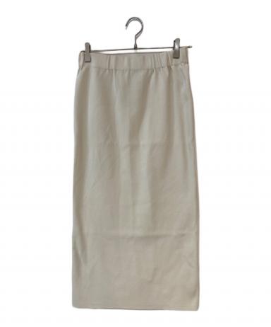 ★【新品タグ付き】L'Apartement アパルトモンIラインスカート【38】 中古・古着通販】L'appartement (アパルトモン) Knit Skirt アイボリー