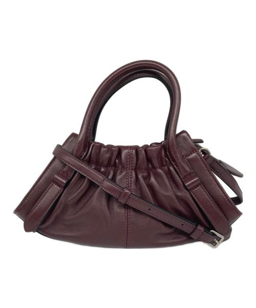 MARC JACOBS（マークジェイコブス）MARC JACOBS (マークジェイコブス) ザ クリスティーナ スモール サッチェル 2WAYショルダーバッグ Dark Plum サイズ:なしの古着・服飾アイテム