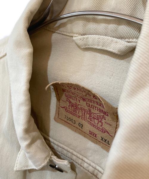 LEVI'S（リーバイス）LEVI'S (リーバイス) 90s デニムジャケット ベージュ サイズ:XLの古着・服飾アイテム