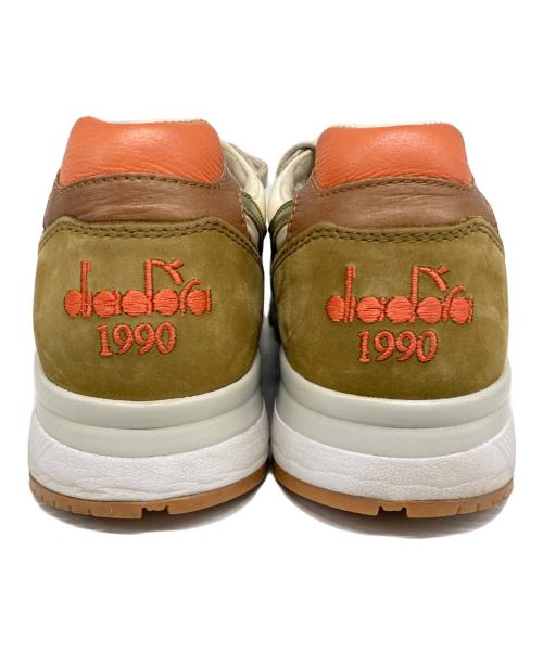 DIADORA HERITAGE（ディアドラ ヘリテージ）DIADORA HERITAGE (ディアドラ ヘリテージ) N9000 H ITA ローカットスニーカー ベージュ×グリーン サイズ:26.5の古着・服飾アイテム