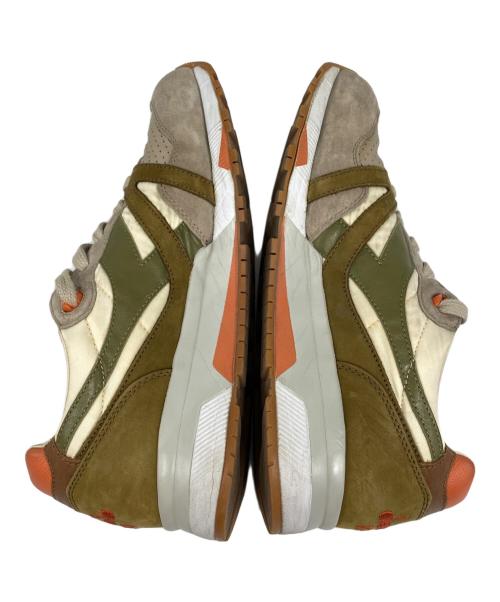 DIADORA HERITAGE（ディアドラ ヘリテージ）DIADORA HERITAGE (ディアドラ ヘリテージ) N9000 H ITA ローカットスニーカー ベージュ×グリーン サイズ:26.5の古着・服飾アイテム