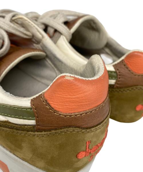 DIADORA HERITAGE（ディアドラ ヘリテージ）DIADORA HERITAGE (ディアドラ ヘリテージ) N9000 H ITA ローカットスニーカー ベージュ×グリーン サイズ:26.5の古着・服飾アイテム