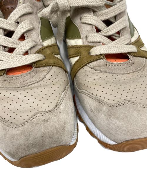 DIADORA HERITAGE（ディアドラ ヘリテージ）DIADORA HERITAGE (ディアドラ ヘリテージ) N9000 H ITA ローカットスニーカー ベージュ×グリーン サイズ:26.5の古着・服飾アイテム