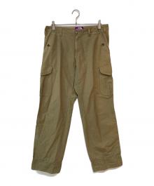 THE NORTHFACE PURPLELABEL（ザ・ノースフェイス パープルレーベル）の古着「WASHED FIELD SHIRRED WAIST PANTS」｜ベージュ
