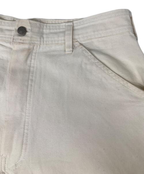 TRADESMAN（トレイズマン）TRADESMAN (トレイズマン) ペインターパンツ ホワイト サイズ:86cmの古着・服飾アイテム