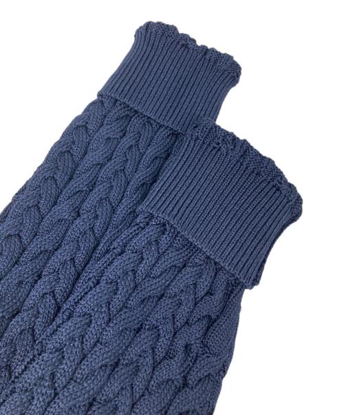 BALLSEY（ボールジィ）BALLSEY (ボールジィ) レーヨンリリー ショートカーディガン ネイビー サイズ:Sの古着・服飾アイテム