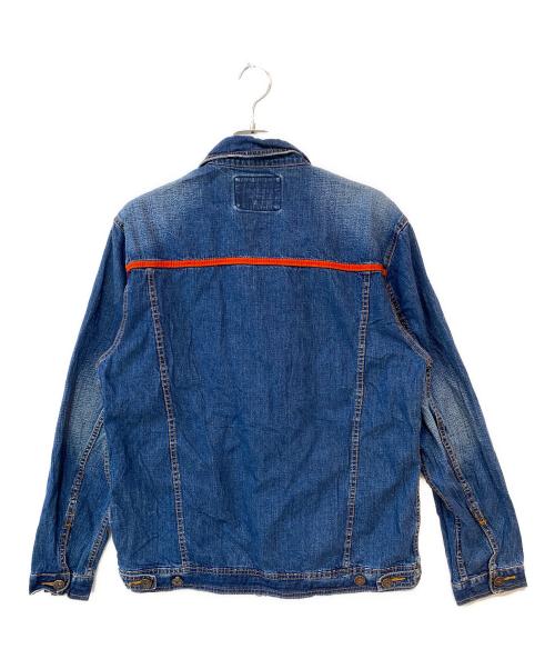 MARITHE+FRANCOIS GIRBAUD（マリテフランソワジルボー）MARITHE+FRANCOIS GIRBAUD (マリテフランソワジルボー) デニムジャケット ブルー サイズ:Lの古着・服飾アイテム