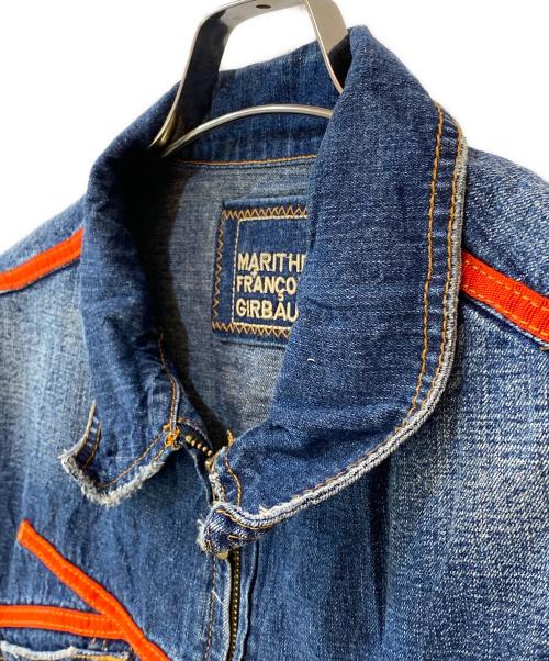 MARITHE+FRANCOIS GIRBAUD（マリテフランソワジルボー）MARITHE+FRANCOIS GIRBAUD (マリテフランソワジルボー) デニムジャケット ブルー サイズ:Lの古着・服飾アイテム