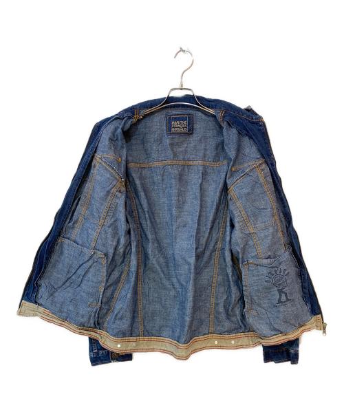 MARITHE+FRANCOIS GIRBAUD（マリテフランソワジルボー）MARITHE+FRANCOIS GIRBAUD (マリテフランソワジルボー) デニムジャケット ブルー サイズ:Lの古着・服飾アイテム