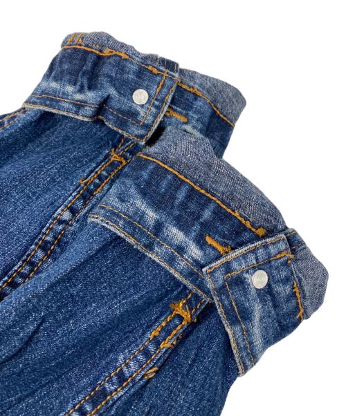 MARITHE+FRANCOIS GIRBAUD（マリテフランソワジルボー）MARITHE+FRANCOIS GIRBAUD (マリテフランソワジルボー) デニムジャケット ブルー サイズ:Lの古着・服飾アイテム