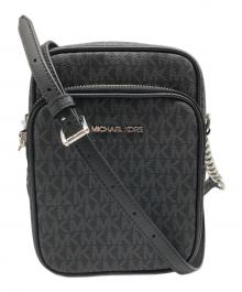 MICHAEL KORS（マイケル・コース）の古着「JET SET TRAVEL シグネチャーショルダーバッグ」｜グレー