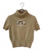 DIESELディーゼル）の古着「M-ARGARET 半袖ニット」｜ベージュ