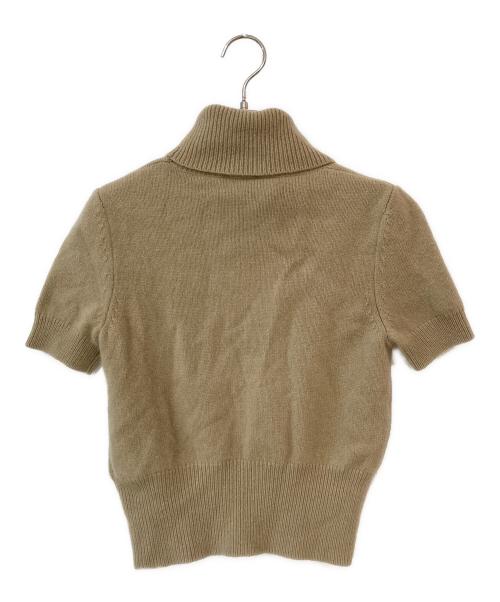 DIESEL（ディーゼル）DIESEL (ディーゼル) M-ARGARET 半袖ニット ベージュ サイズ:Sの古着・服飾アイテム