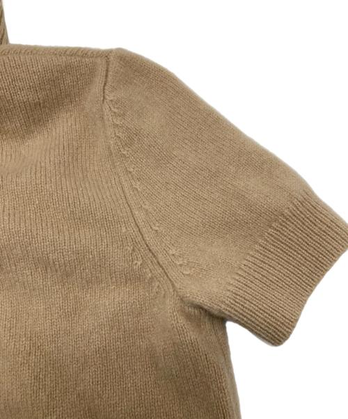 DIESEL（ディーゼル）DIESEL (ディーゼル) M-ARGARET 半袖ニット ベージュ サイズ:Sの古着・服飾アイテム