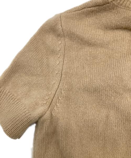 DIESEL（ディーゼル）DIESEL (ディーゼル) M-ARGARET 半袖ニット ベージュ サイズ:Sの古着・服飾アイテム