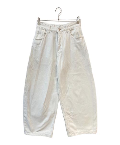STUDIO NICHOLSON（スタジオ ニコルソン）STUDIO NICHOLSON VOLUME JEAN PAOLO SNM-1023 -14OZ REGEN /ボリューム ジャンパオロ SNM-1023 -14オンス リージェン デニム-DENIM- ホワイト サイズ:XSの古着・服飾アイテム