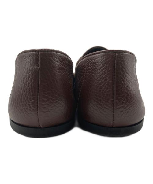 Ferrante（フェランテ）Ferrante (フェランテ) viaggio VIENNA RASTY MARRON / シボ革ローファー ブラウン サイズ:41の古着・服飾アイテム