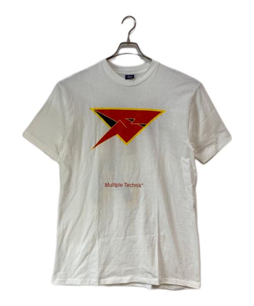 stussy（ステューシー）stussy (ステューシー) NEXUSVII (ネクサスセブン) Multiple Technix GIRL Tee ホワイト サイズ:Lの古着・服飾アイテム