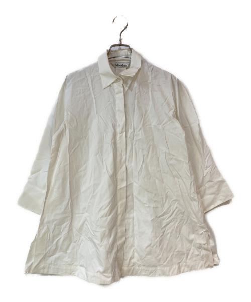 MaxMara（マックスマーラ）MaxMara (マックスマーラ) コットンシャツ ホワイト サイズ:38の古着・服飾アイテム