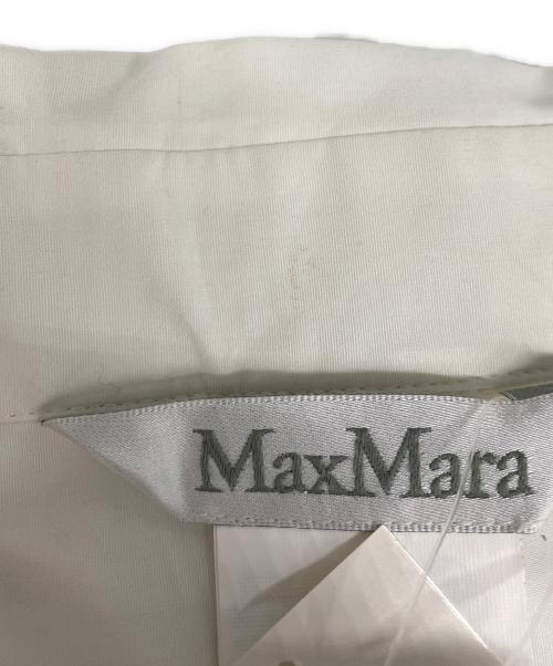 MaxMara（マックスマーラ）MaxMara (マックスマーラ) コットンシャツ ホワイト サイズ:38の古着・服飾アイテム