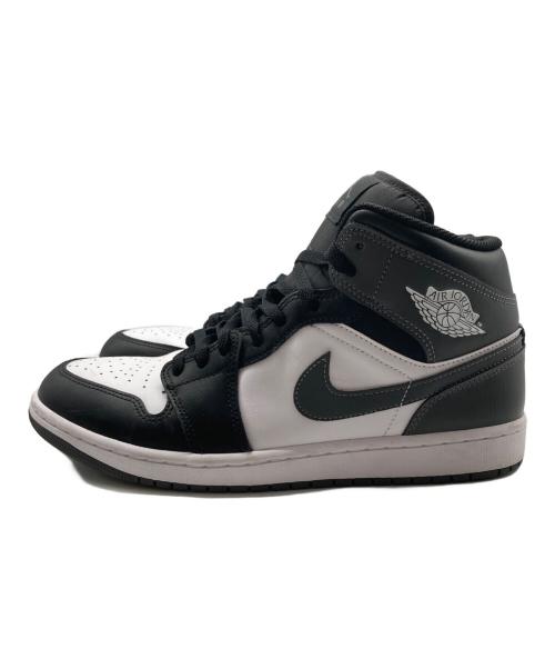NIKIE（ナイキ）NIKIE (ナイキ) AIR JORDAN 1 MID ミッドカットスニーカー BLACK/IRON GREY-WHIT サイズ:29の古着・服飾アイテム