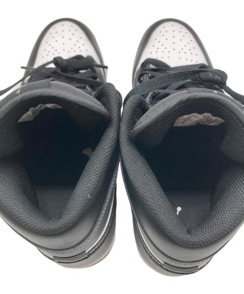 NIKIE（ナイキ）NIKIE (ナイキ) AIR JORDAN 1 MID ミッドカットスニーカー BLACK/IRON GREY-WHIT サイズ:29の古着・服飾アイテム