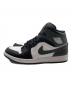 NIKIE (ナイキ) AIR JORDAN 1 MID ミッドカットスニーカー BLACK/IRON GREY-WHIT サイズ:29：10000円