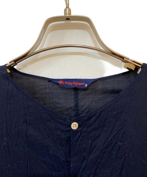 45rpm（45アールピーエム）45rpm (45アールピーエム) シワ加工シャツワンピース ネイビー サイズ:3の古着・服飾アイテム