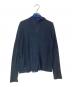 45R (フォーティファイブ・アール) インディゴ染めフリルカーディガン ネイビー：8000円