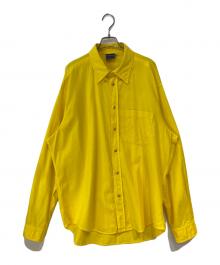 VERSACE JEANS COUTURE（ヴェルサーチ ジーンズクチュール）の古着「ボタンダウンカラーシャツ」｜イエロー