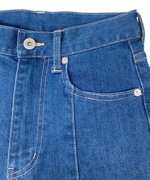 MERCURY DUO（マーキュリーデュオ）MERCURY DUO (マーキュリーデュオ) レーストリミングカットアウトデニムパンツ ブルー サイズ:Mの古着・服飾アイテム