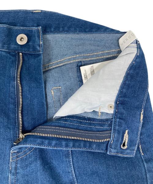 MERCURY DUO（マーキュリーデュオ）MERCURY DUO (マーキュリーデュオ) レーストリミングカットアウトデニムパンツ ブルー サイズ:Mの古着・服飾アイテム